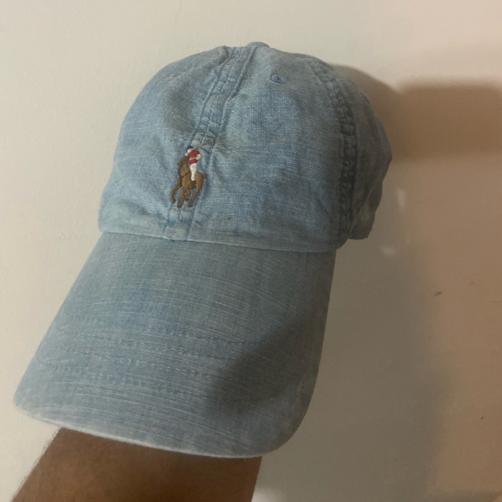 Polo denim strap back